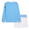 Original Trikotsatz Manchester City Heimtrikot 2025-26 Langarm Für Kinder